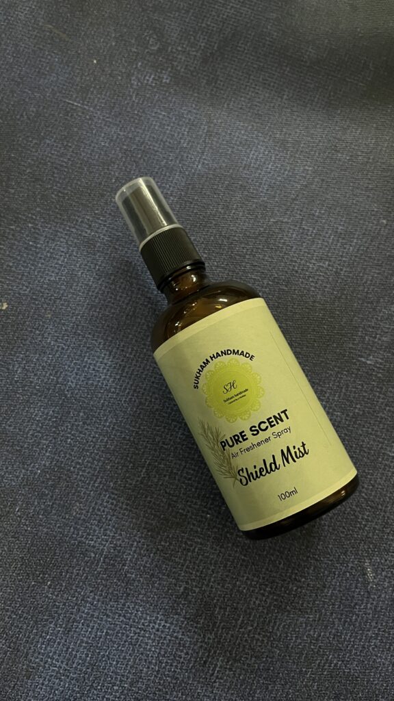 Pure scent freshener spray - shield mist fragrance