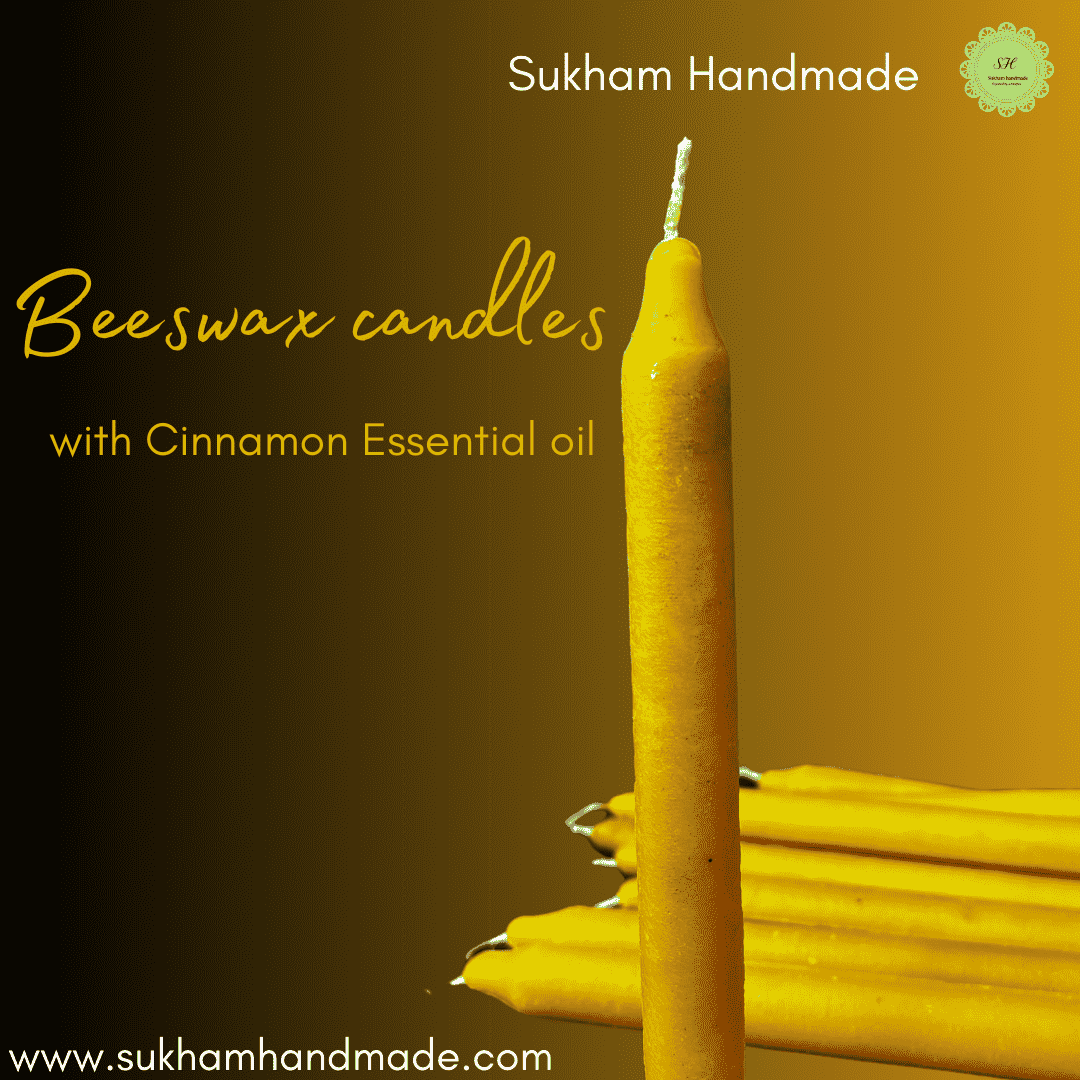 Bees wax candles - Cinnamon