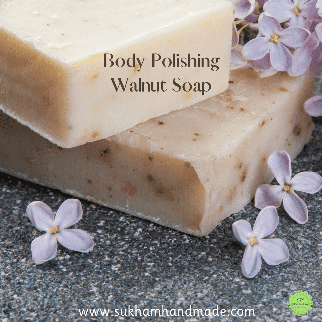 Body Polishing Walnut Soap