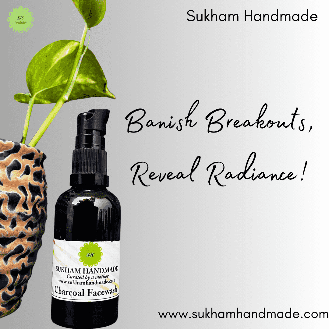 Activated charcoal facewash
