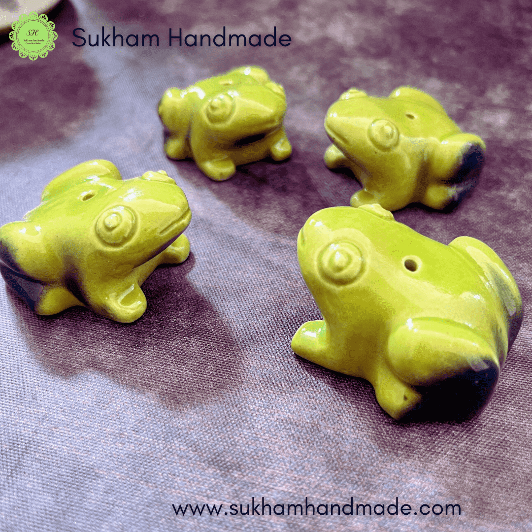 The Meditative Frog - incense holder