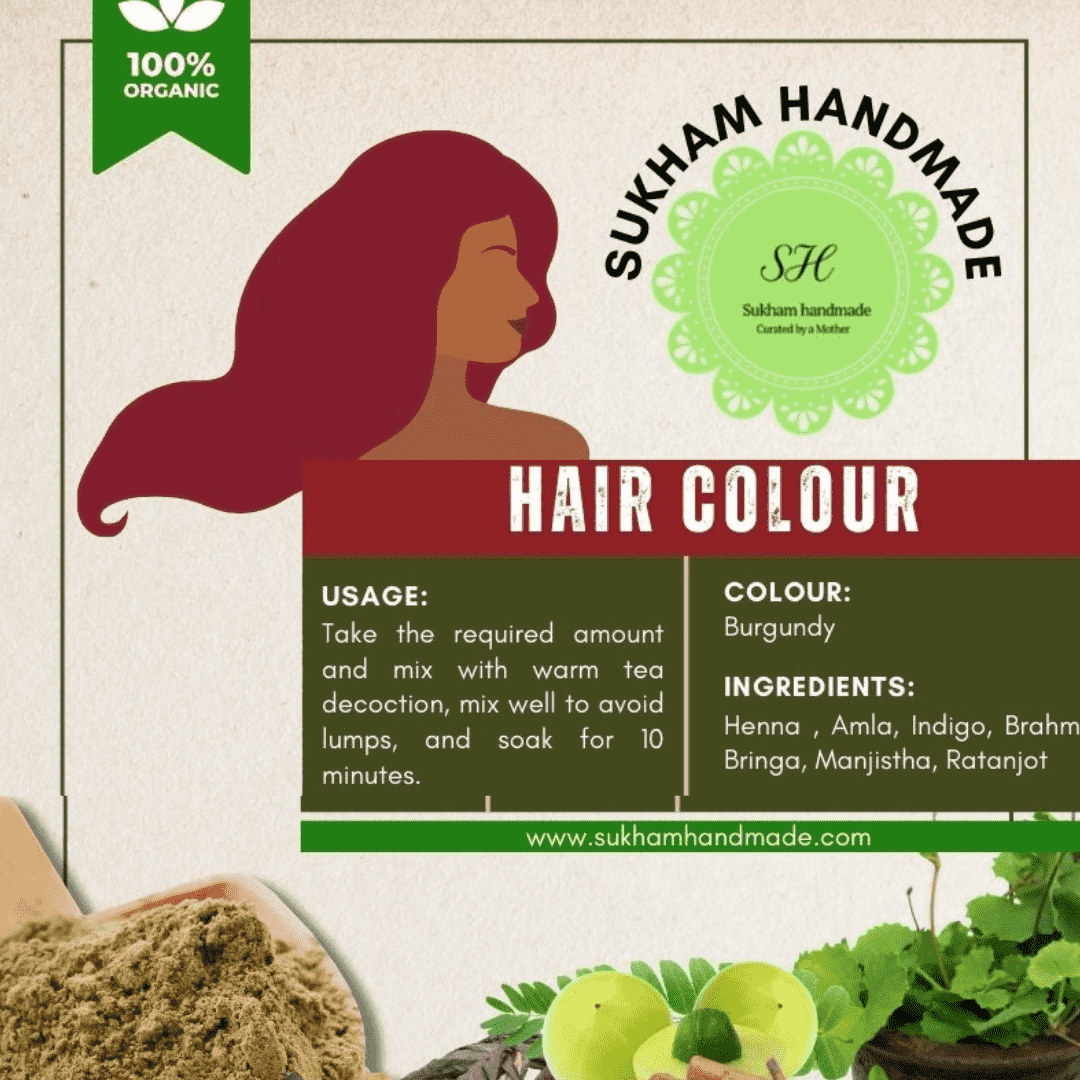 Hair colour - Burgundy
