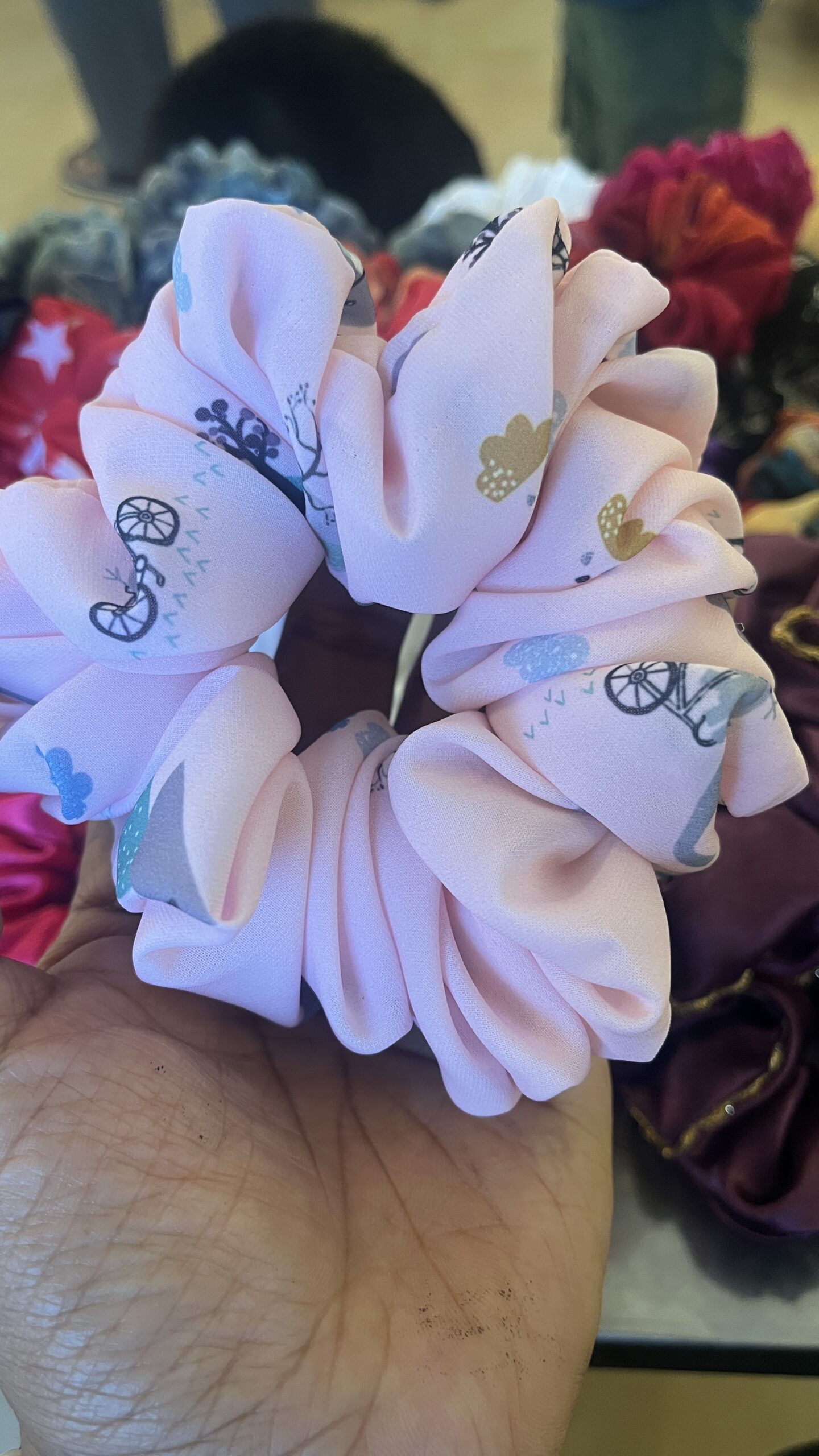 Pink Scrunchie
