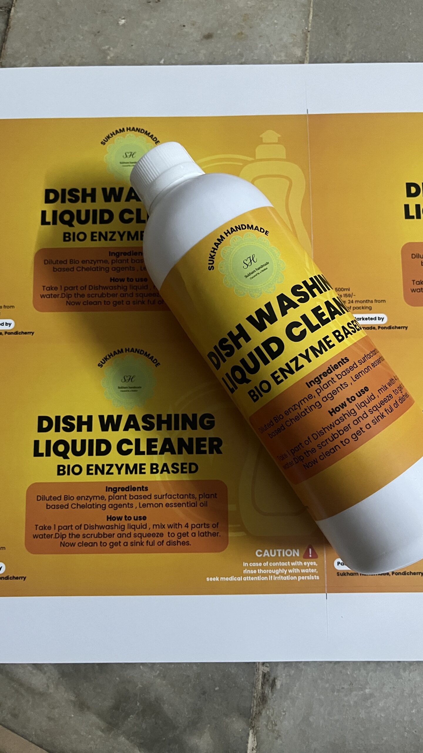 Bio Enzyme based Dish washing liquid cleaner