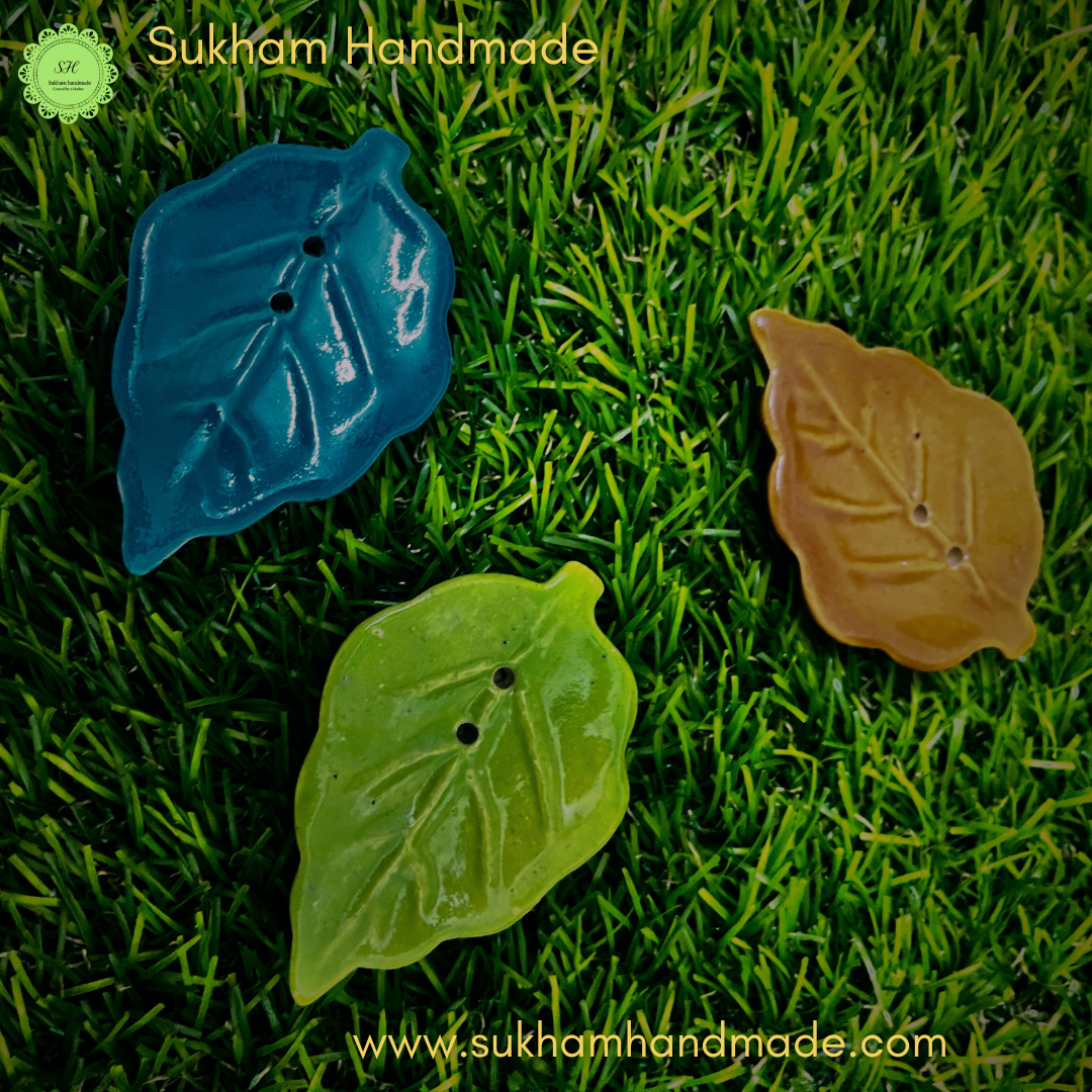 Incense holders - leaf