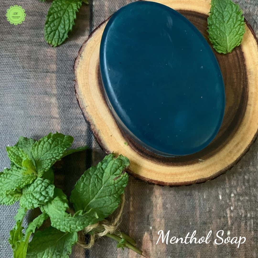 Menthol soap