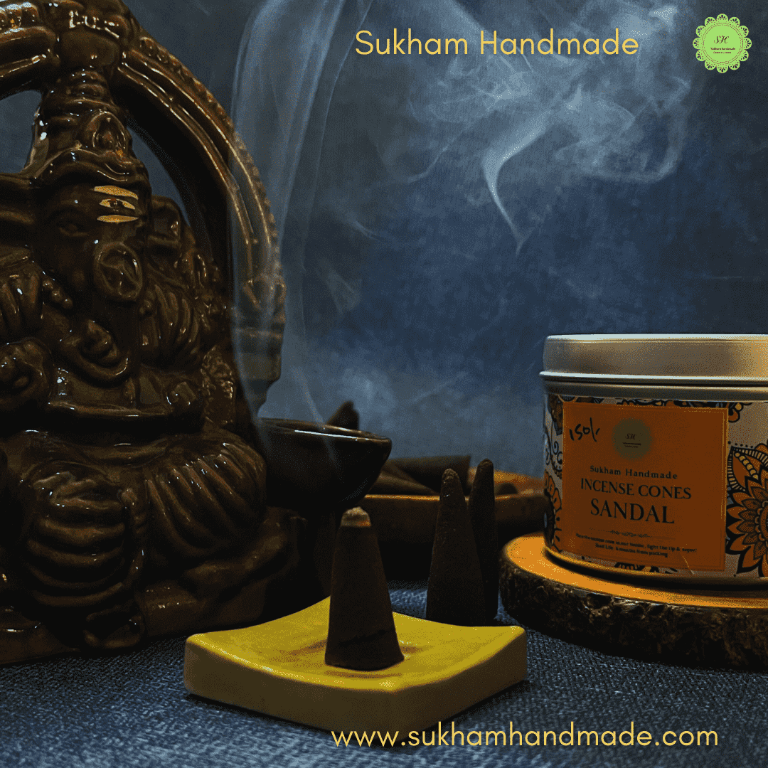 Sandal incense cone