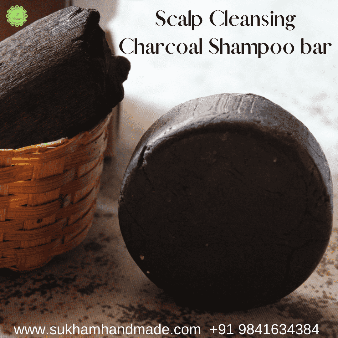 Scalp cleansing Charcoal shampoo bar