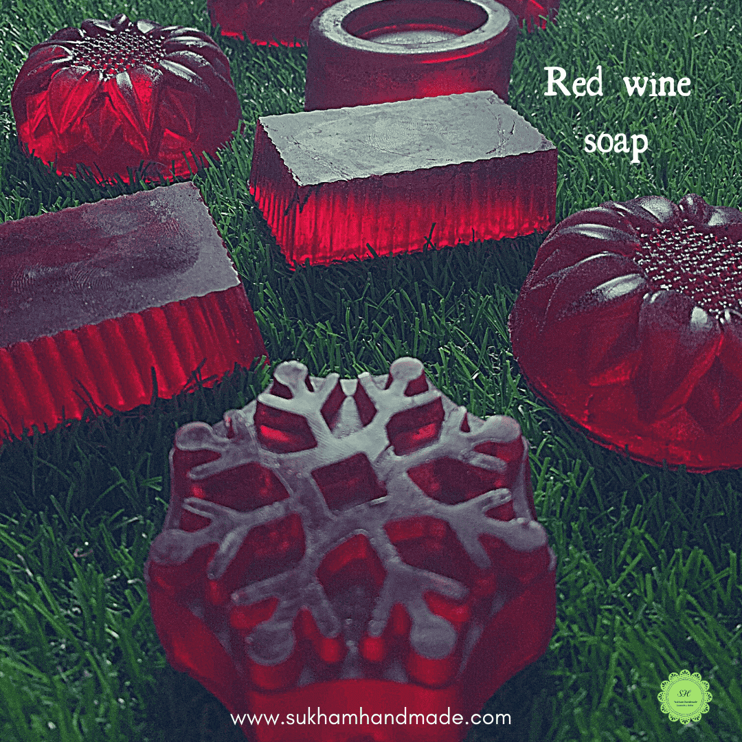 Redwine soap