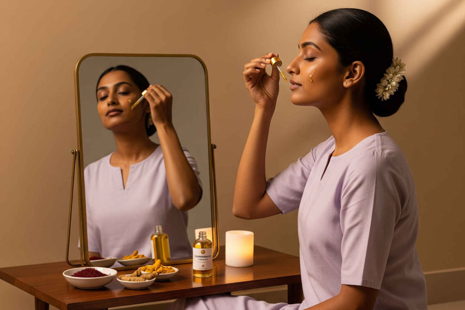 Ayurvedic Night Skin Care Routine: A Return to Timeless Self-Care