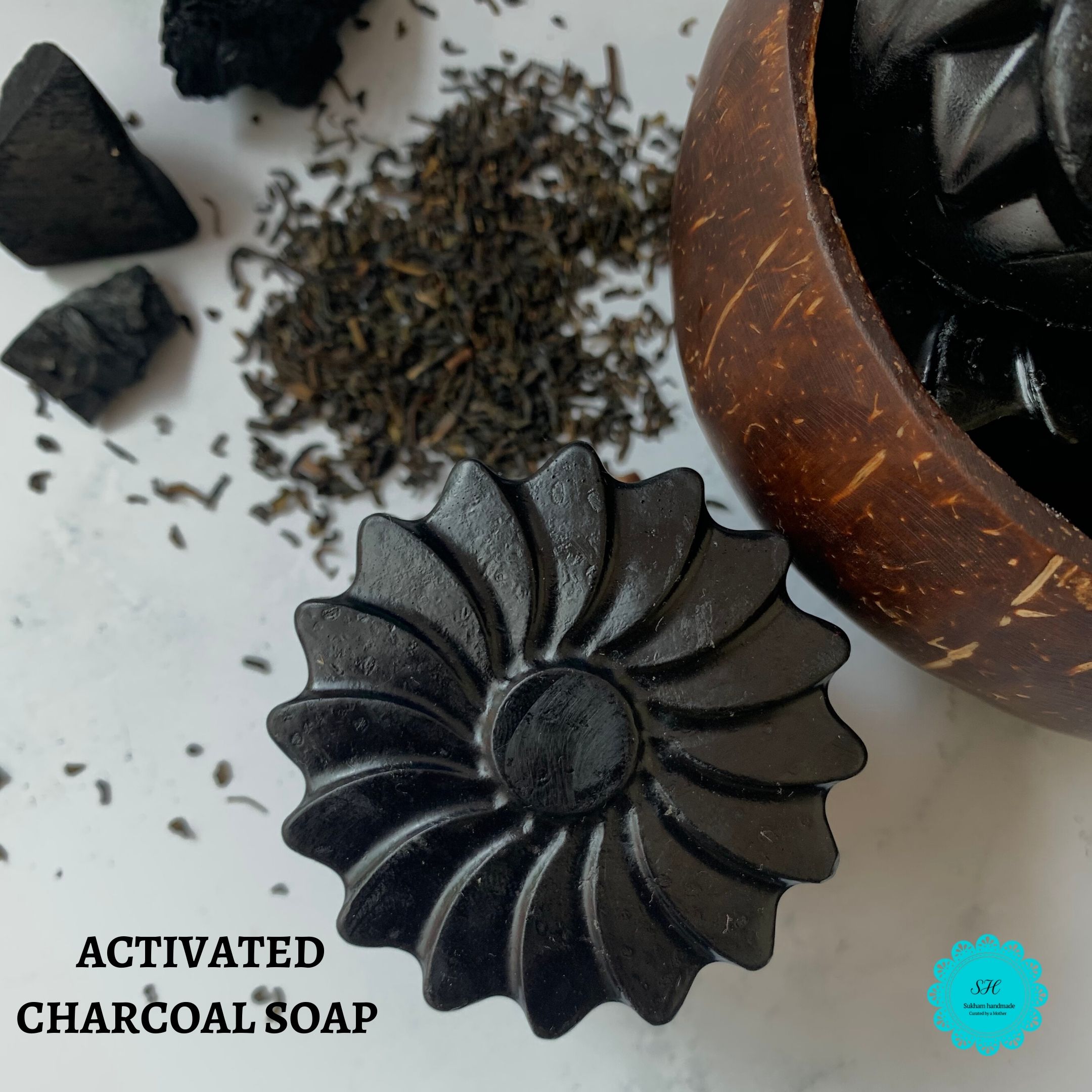 Activated Charcoal soap – SUKHAM HANDMADE