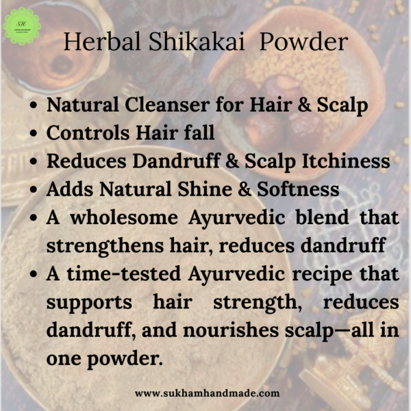 Herbal hair wash - shikakai powder