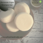 Moroccan Argan Shampoo bar lubricates hair shaft and helps to maintain hair moisture