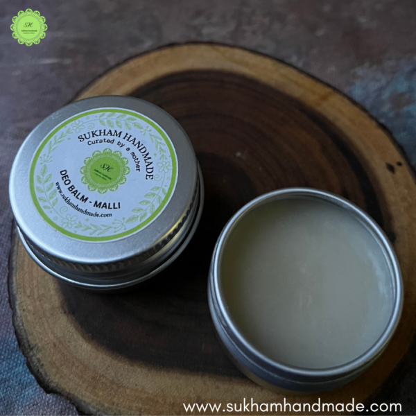 Deo balm malli has a jasmine fragrance that helps to keep you fresh and clean