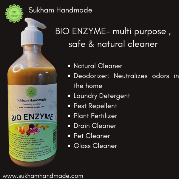 Bio Enzyme used as a home cleaner and deodorizer
