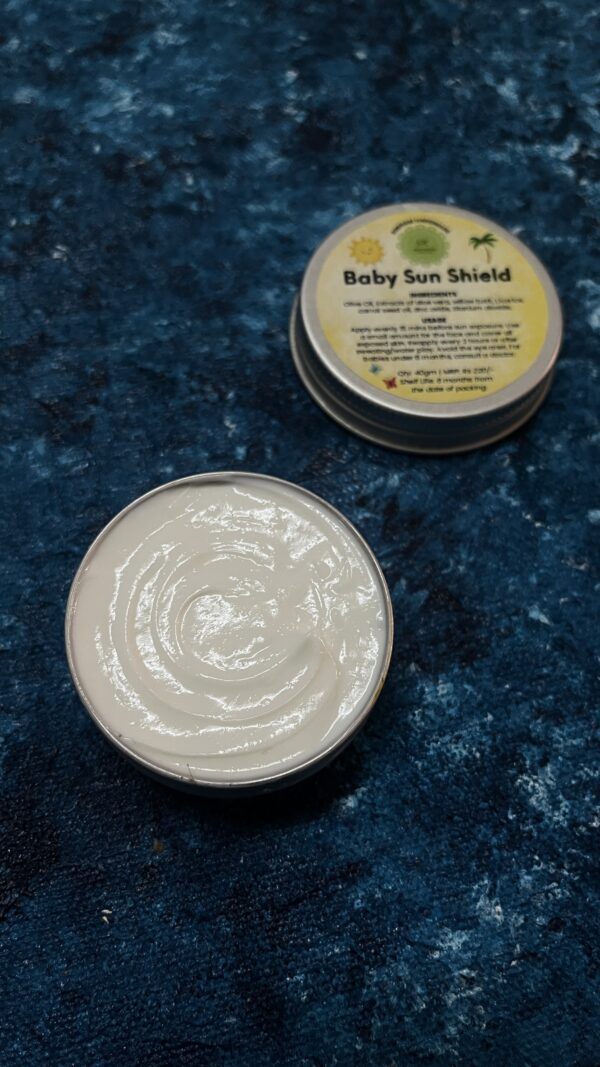 Baby sun shield - baby cream